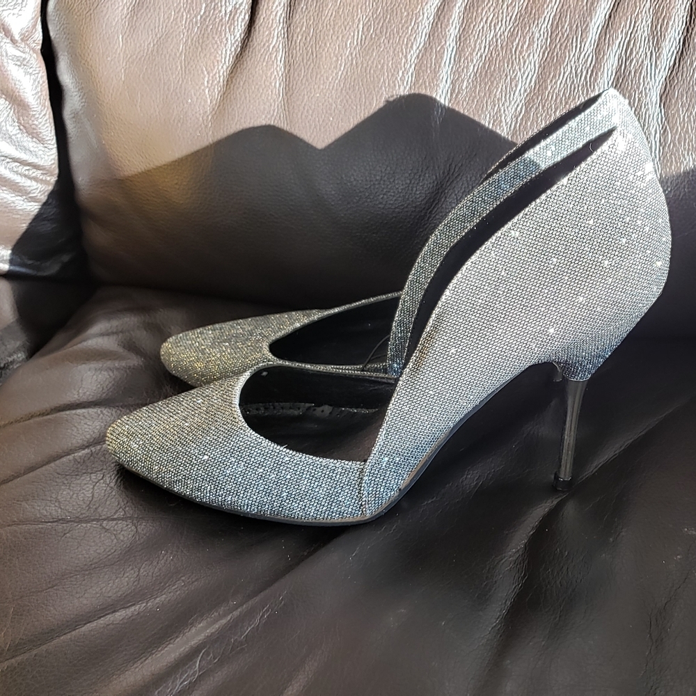 Suzy Shier Sparkly Heels size 8 - Picture 7 of 7